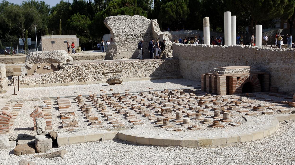 Una de las zonas visitables de la ciudad romana de Complutum, en Alcalá de Henares