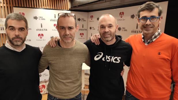 La Fundación Soliss visita a Iniesta en Barcelona