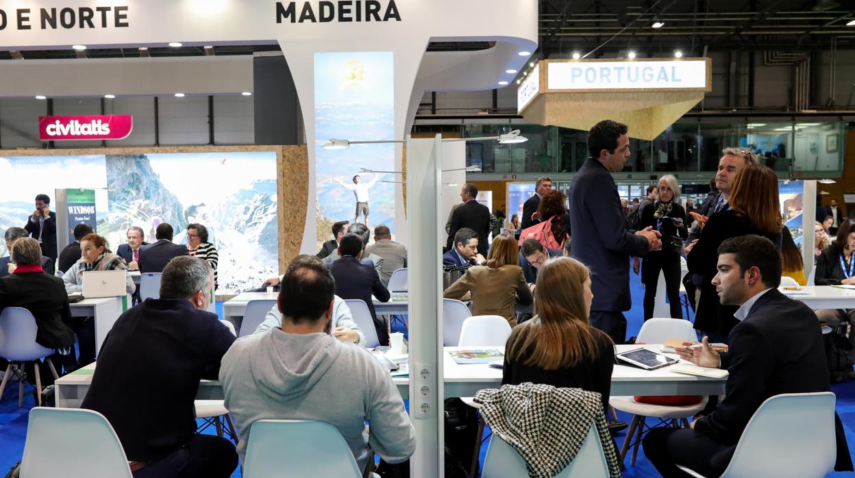 Stand de Portugal en la inauguración de Fitur 2020