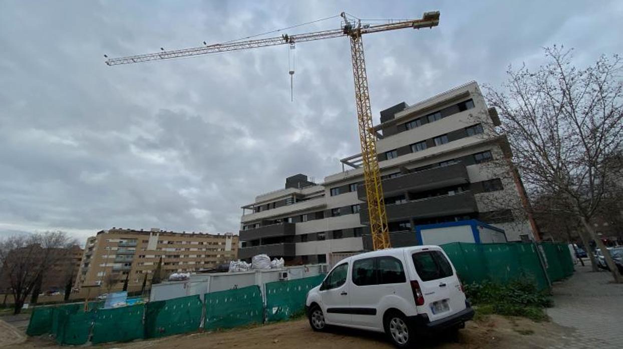 Una vivienda en obras en Madrid