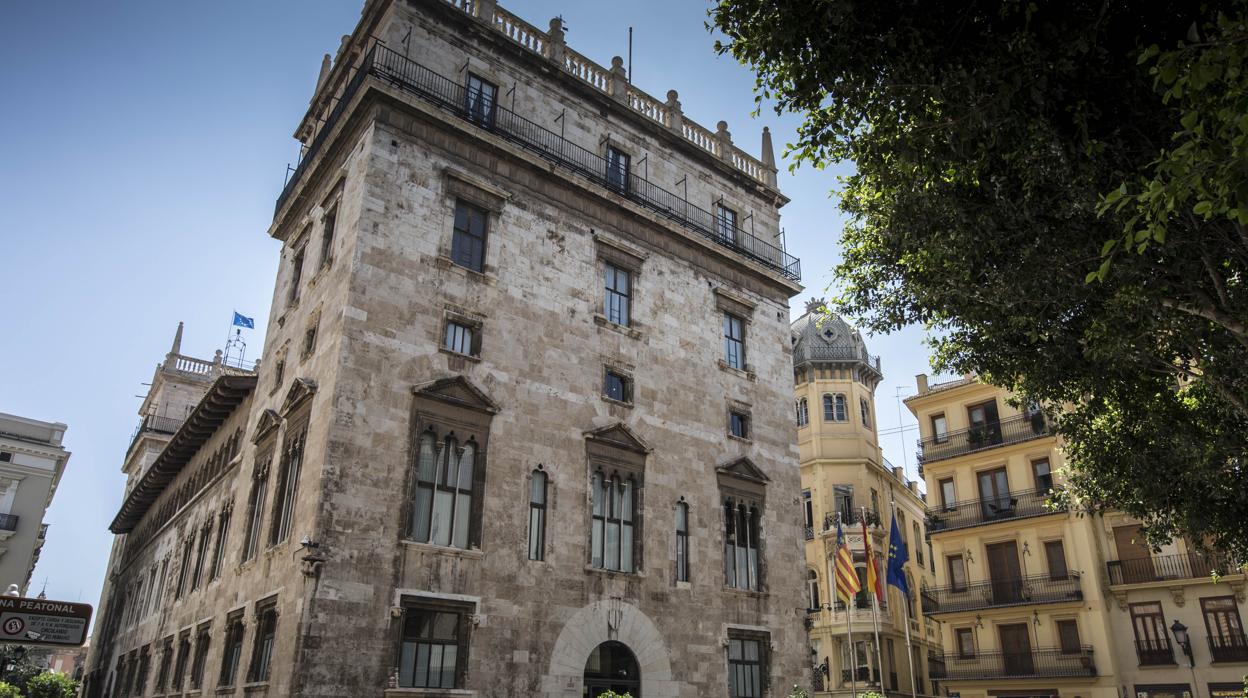 Imagen de archivo del Palau de la Generalitat en Valencia