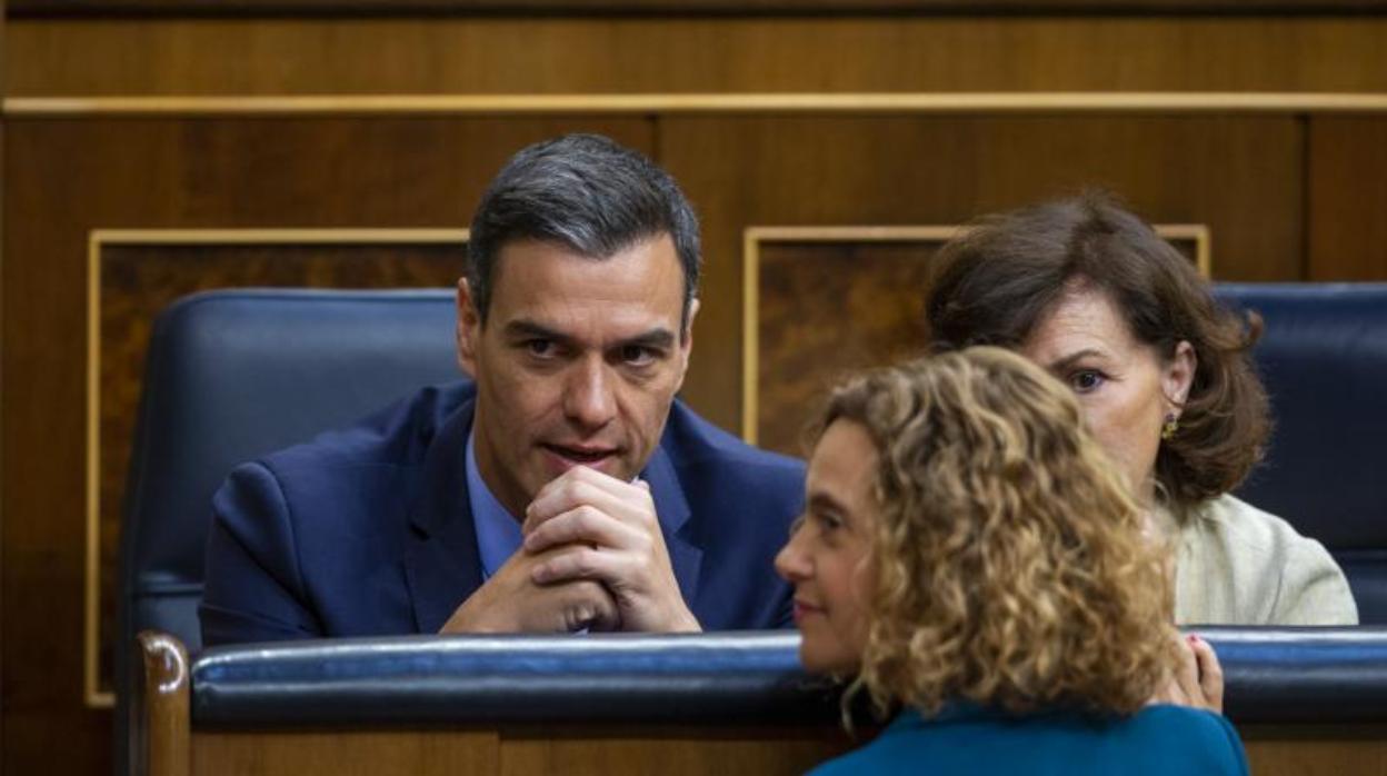 Sánchez, Calvo y Batet, en el Congreso