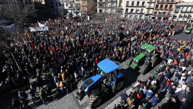 Miles de agricultores dicen en Toledo que no se rinden y piden precios justos