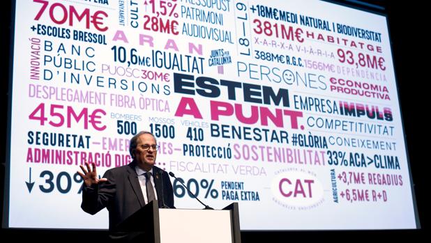 Torra insiste en su exigencia de un mediador para la «mesa de diálogo» con Sánchez