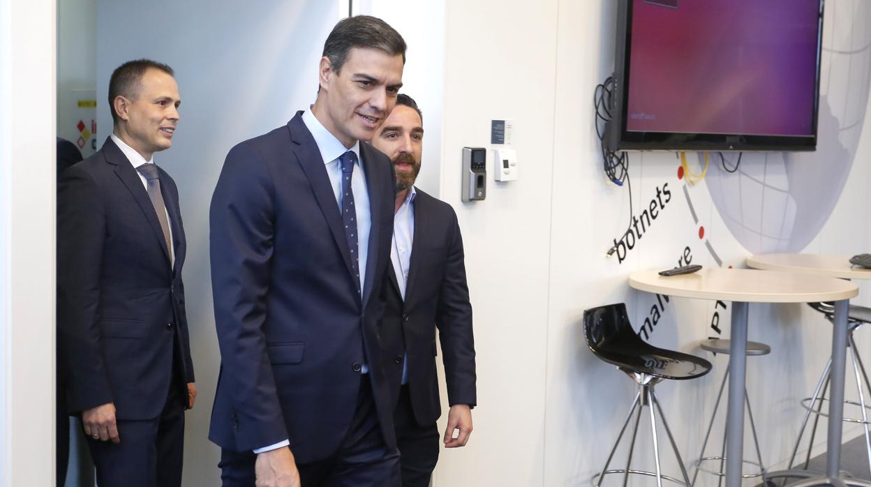 El presidente del Gobierno, Pedro Sánchez, en su última visita a León, en abril de 2019