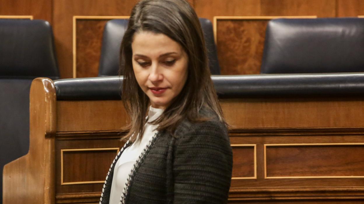 La portavoz de Ciudadanos en el Congreso, Inés Arrimadas