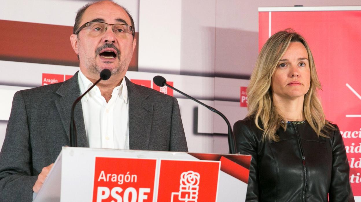 Javier Lambán y Pilar Alegría, en una imagen de archivo