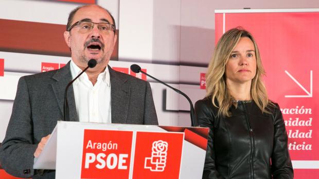 Lambán urge a Pilar Alegría a defender al Gobierno aragonés ante Pedro Sánchez