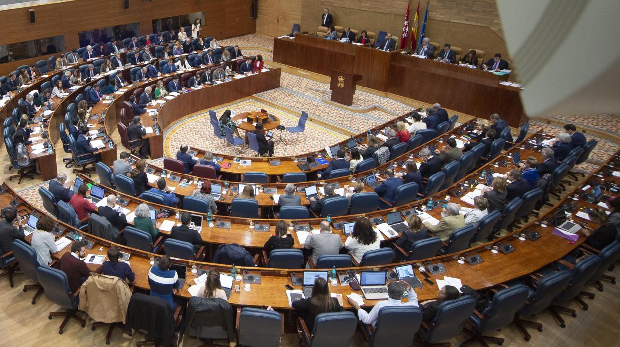 Vista general de la Asamblea de Madrid