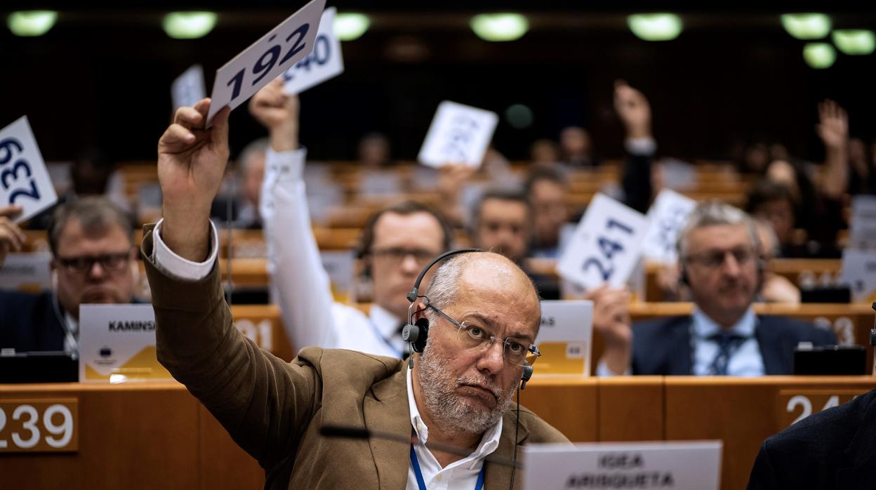 Igea, ayer durante la reunión del Comité de las Regiones, en Bruselas