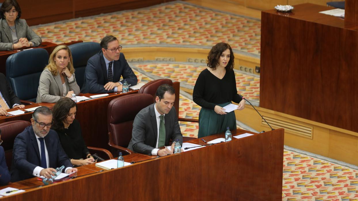 Pleno de la Asamblea de Madrid