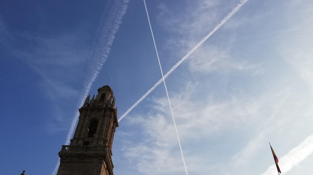 Imagen tomada este jueves en el centro de Valencia