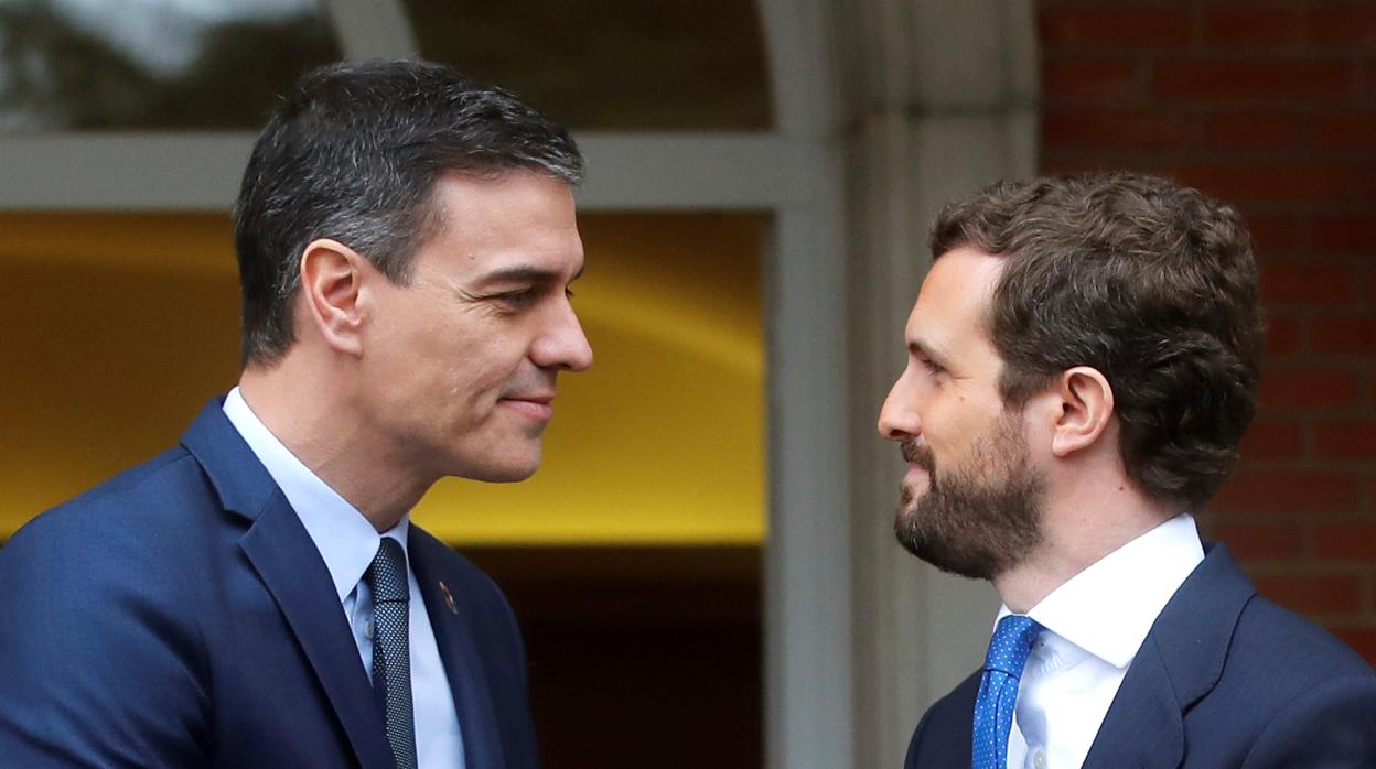 Pedro Sánchez y Pablo Casado