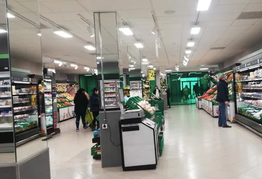 Imagen tomada en un supermercado de Mercadona