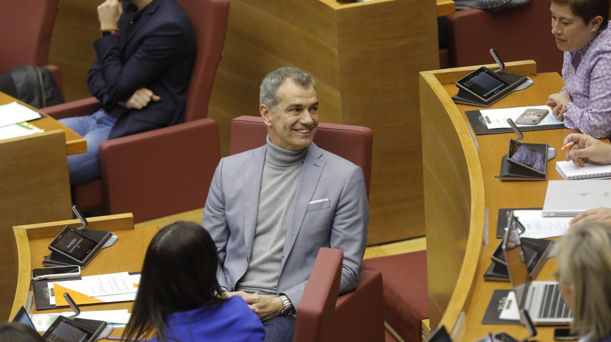 Toni Cantó, en las Cortes Valencianas