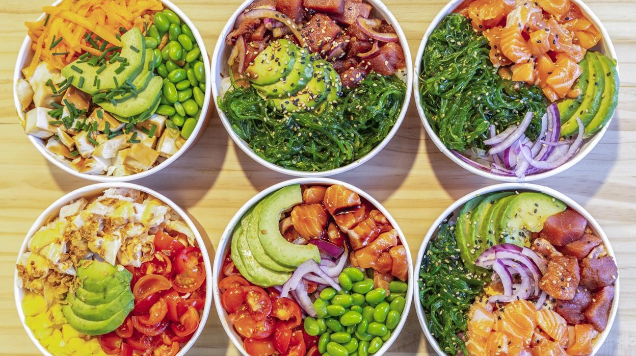 Imagen de los productos saludables de Healthy Poke