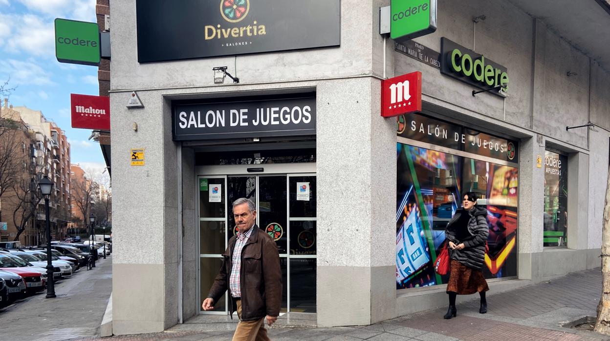 Salón de juegos en Madrid