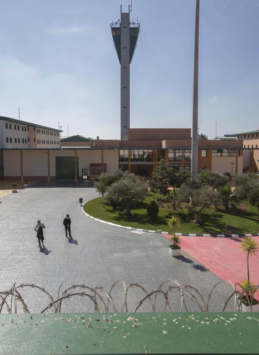 Patio de la cárcel de Morón donde se lleva a cabo el taller