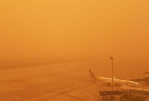 Vista de la terminal del Aeropuerto Tenerife Sur