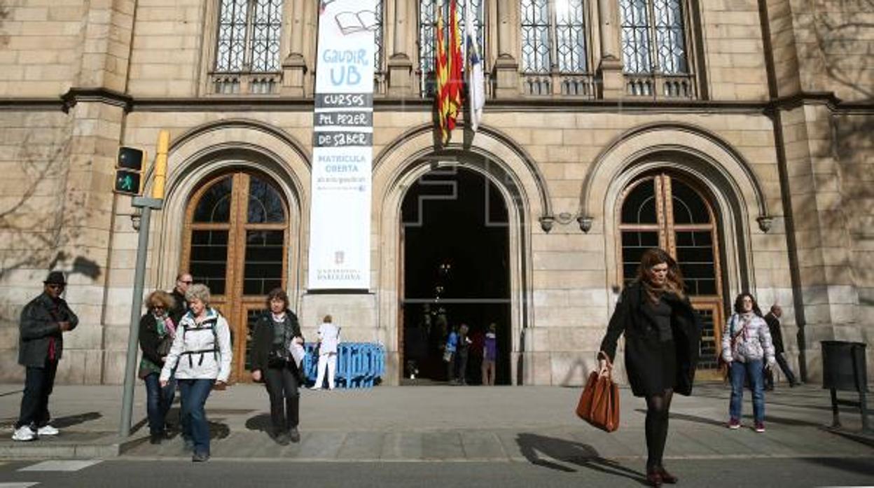 Vista de la Universidad de Barcelona