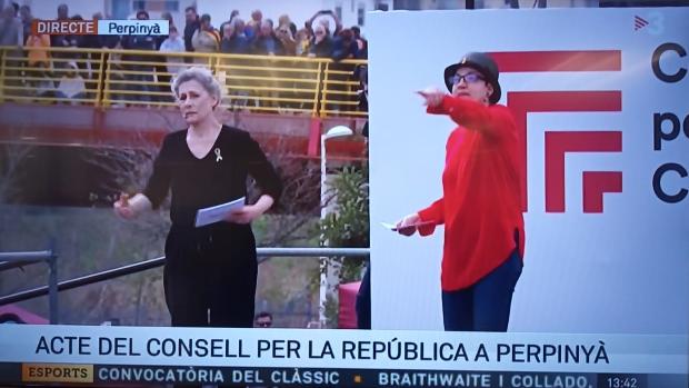 TV3 se pone (otra vez) al servicio de Puigdemont en Perpiñán