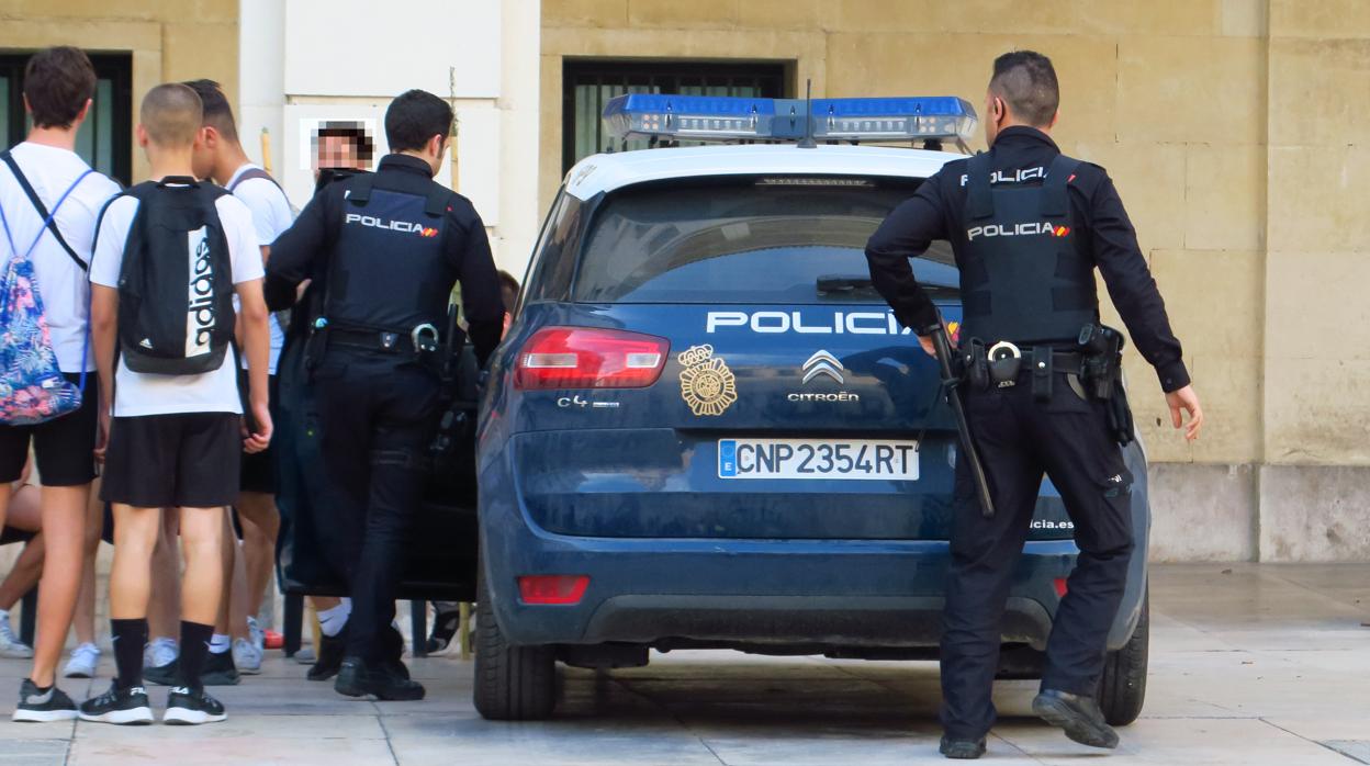 Imagen de archivo de la Policía Nacional en Alicante