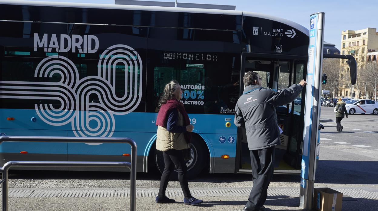 La línea 001, entre Atocha y Moncloa, se inauguró el pasado febrero