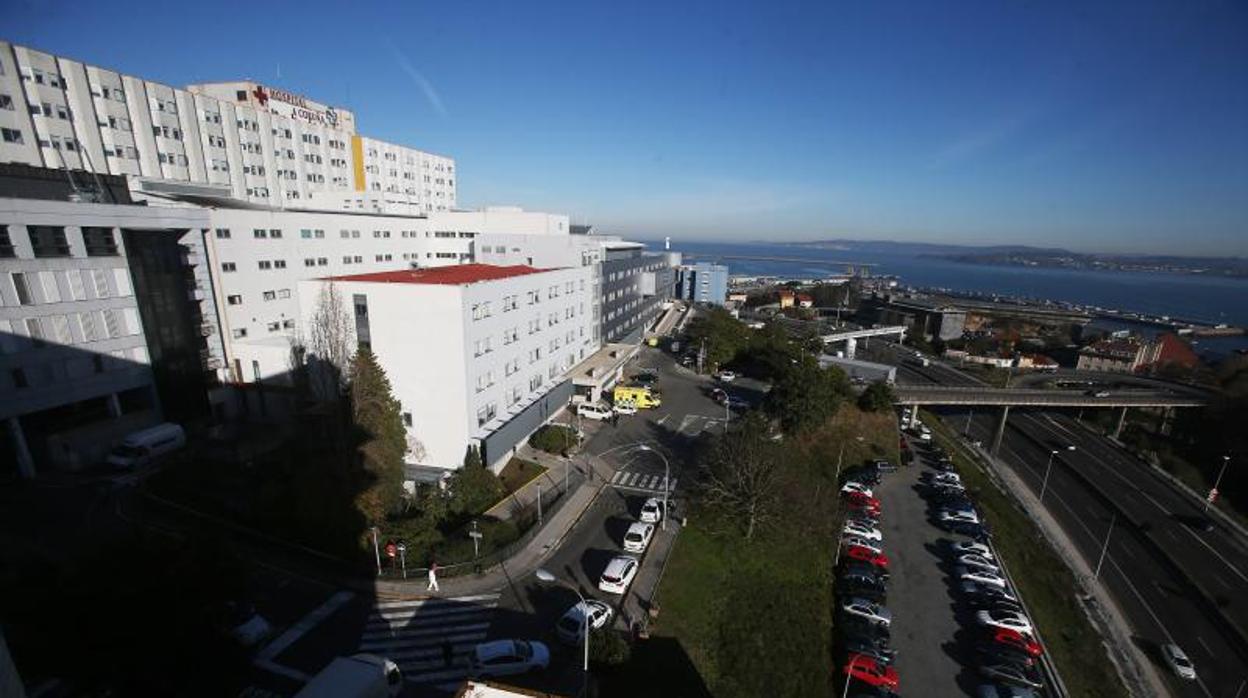 Exterior del hospital CHUAC en La Coruña