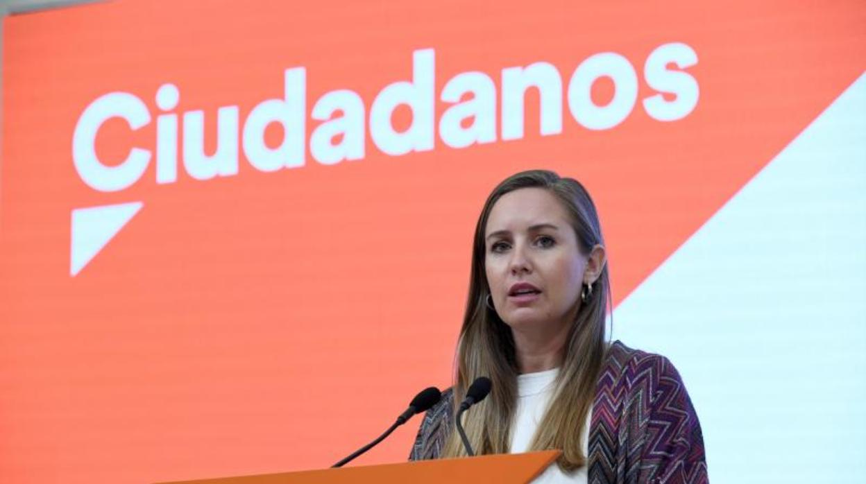 La portavoz de la Comisión Gestora de Ciudadanos, Melisa Rodríguez, este lunes