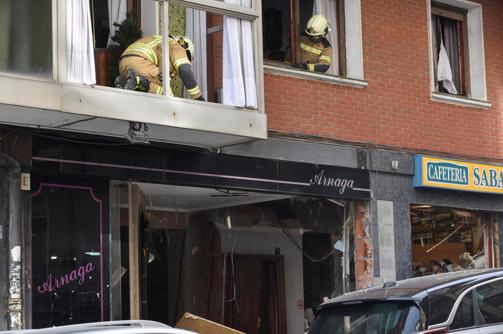 Una fuerte explosión en una cafetería de Guecho (Vizcaya) deja al menos dos heridos