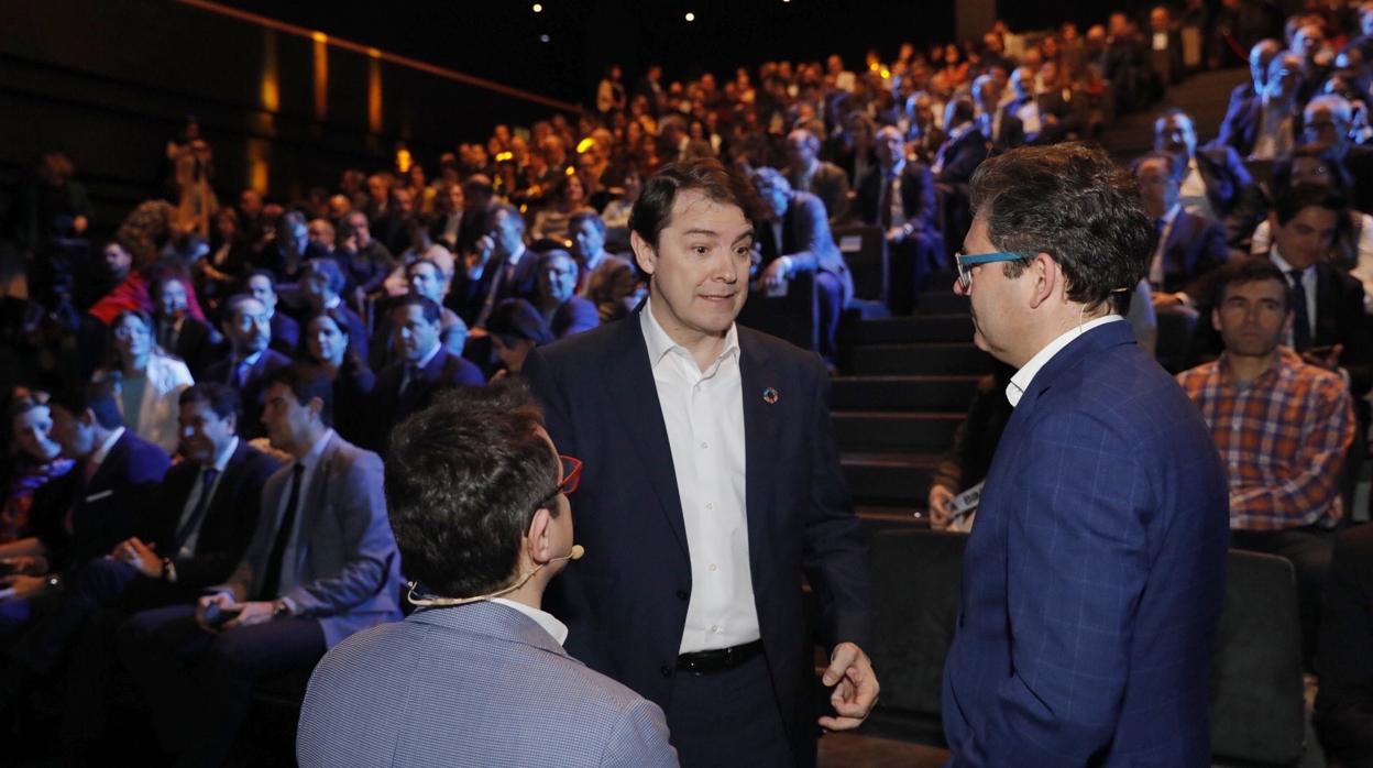 Alfonso Fernández Mañueco, durante la inauguración de la Jornada sobre Transformación Digital