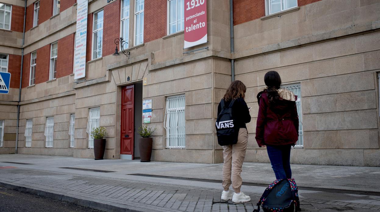 El colegio Salesianos de Orense, donde se ha detectado un segundo caso de coronavirus entre docentes