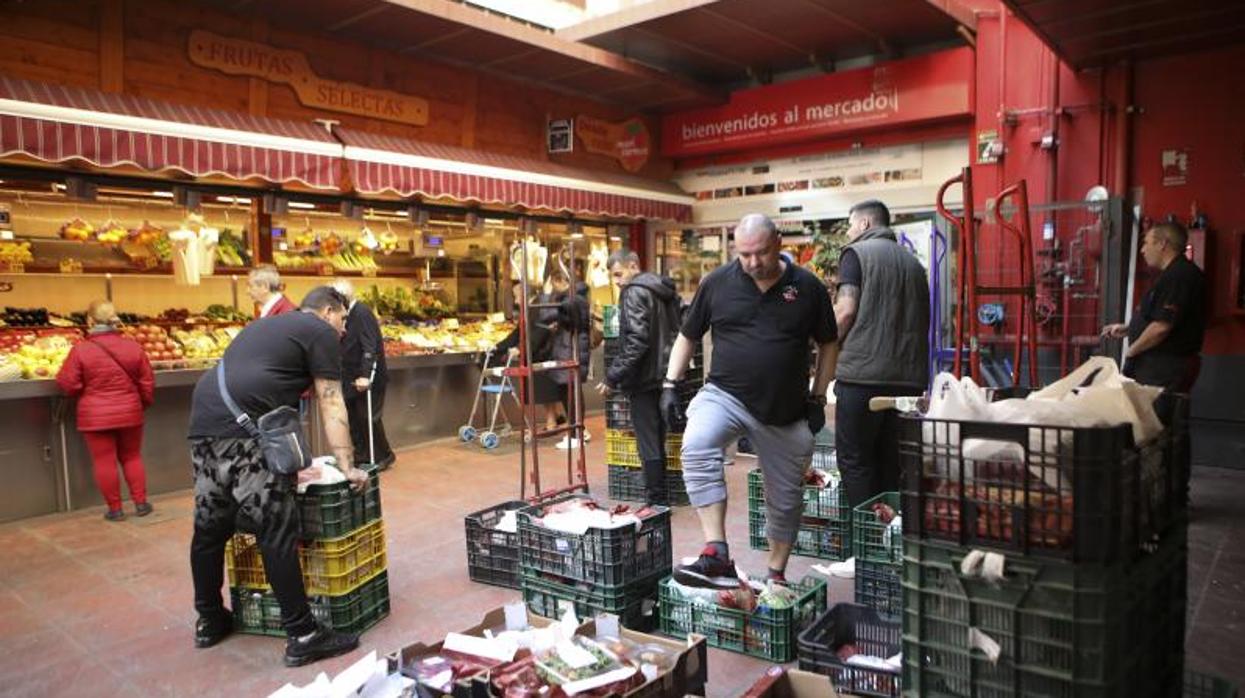 El mercado municipal de La Paz, antes de la crisis del coronavirus