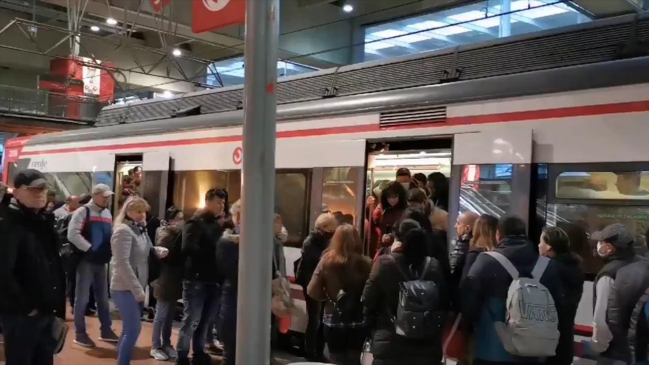 Así se encontraba la estación de Atocha a primera hora de la mañana