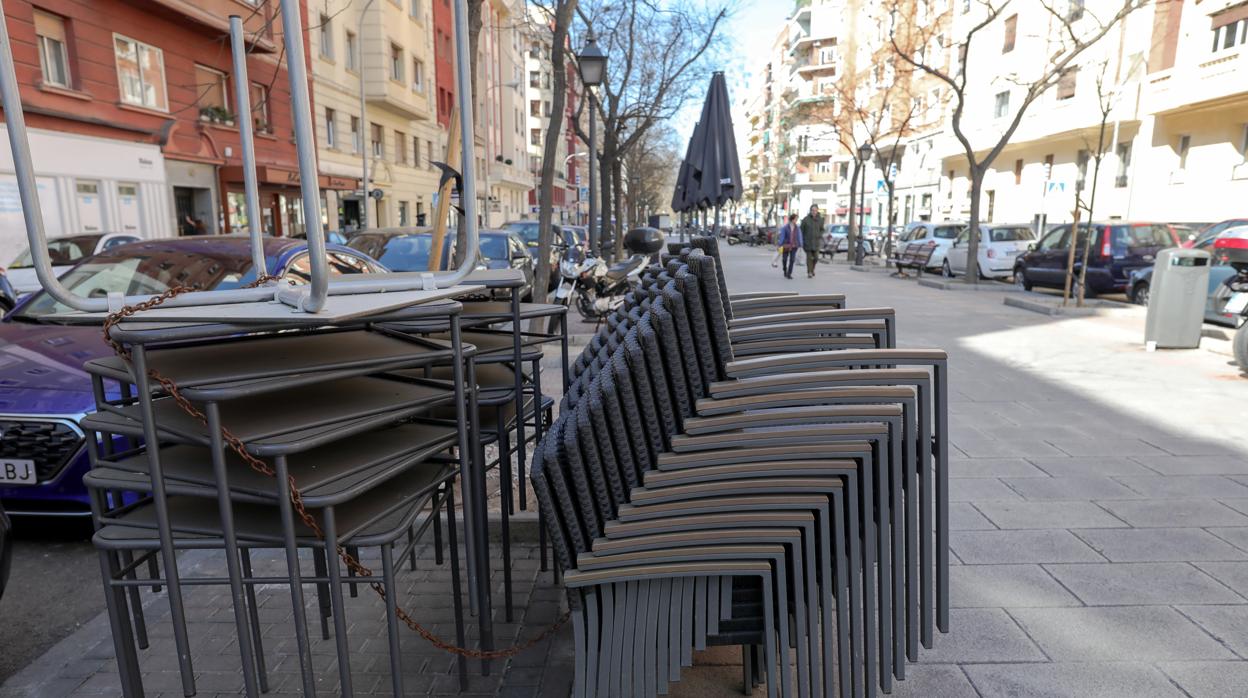 Terrazas cerradas en Madrid