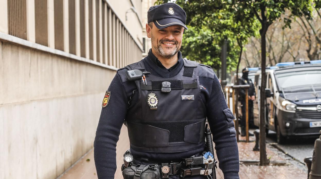 El agente de la Policía Nacional Jorge Triviño