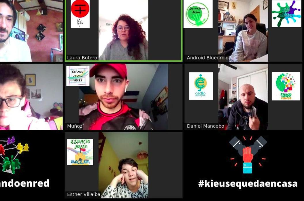 Equipo de dinamización juvenil de la asociación Proyecto Kieu