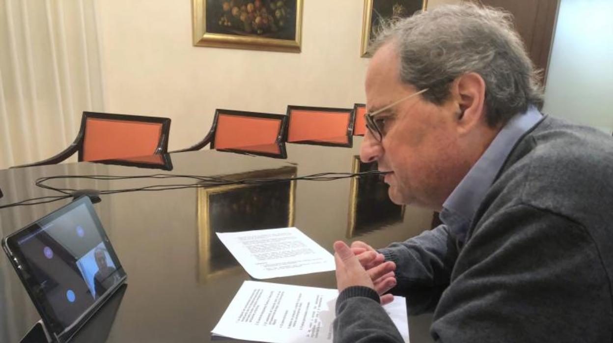 El presidente de la Generalitat de Cataluña, Quim Torra