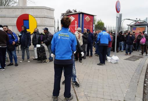 El Samur Social, con los sin techo de Ifema