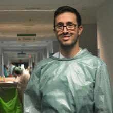 Nacho González, enfermero de Medicina Preventiva del Hospital Universitario de Torrejón