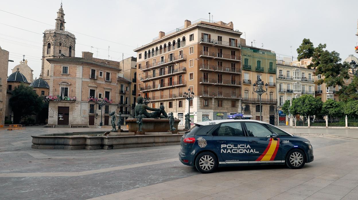 Imagen de la Policía Nacional en Valencia