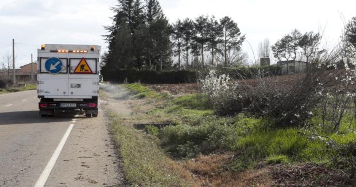 Desinfección en un municipio leonés