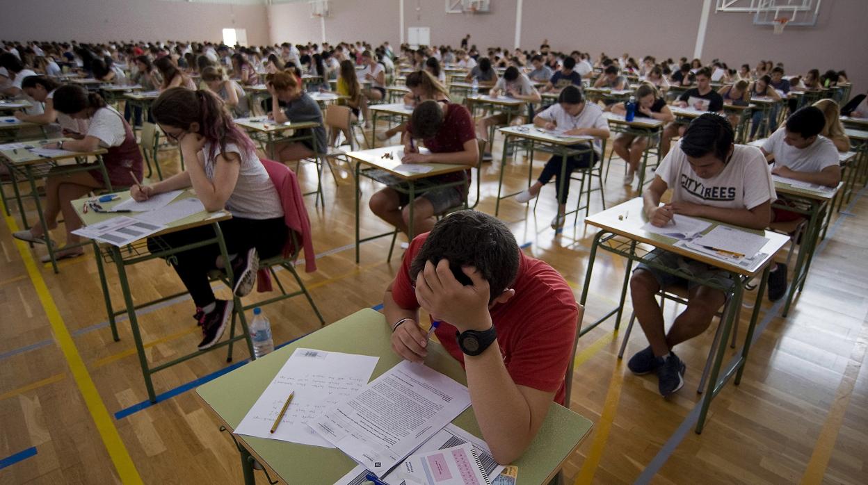 Imagen de archivo de la Evaluación de Bachillerato para el Acceso a la Universidad