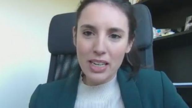 Irene Montero reaparece tras su cuarentena y justifica el 8-M: «Hicimos lo que dijeron los expertos»