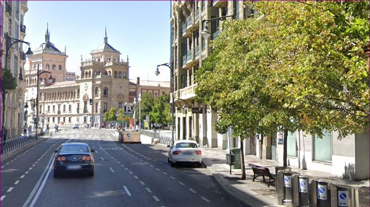 Calle Miguel Íscar, en Valladolid