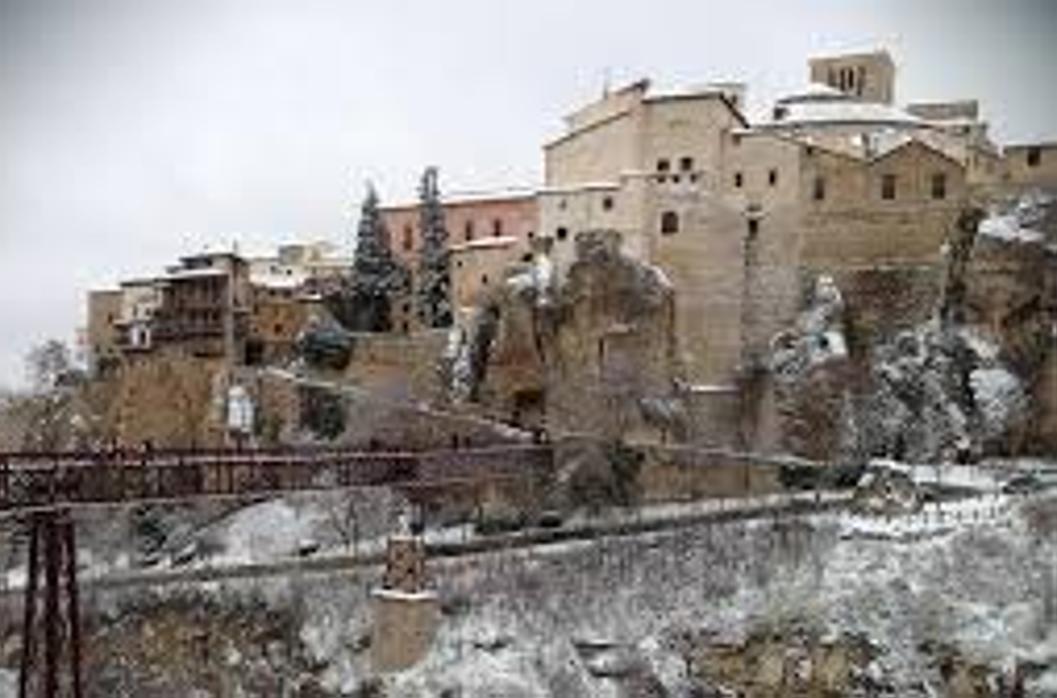 Imagen de archivo de una nevada en Cuenca