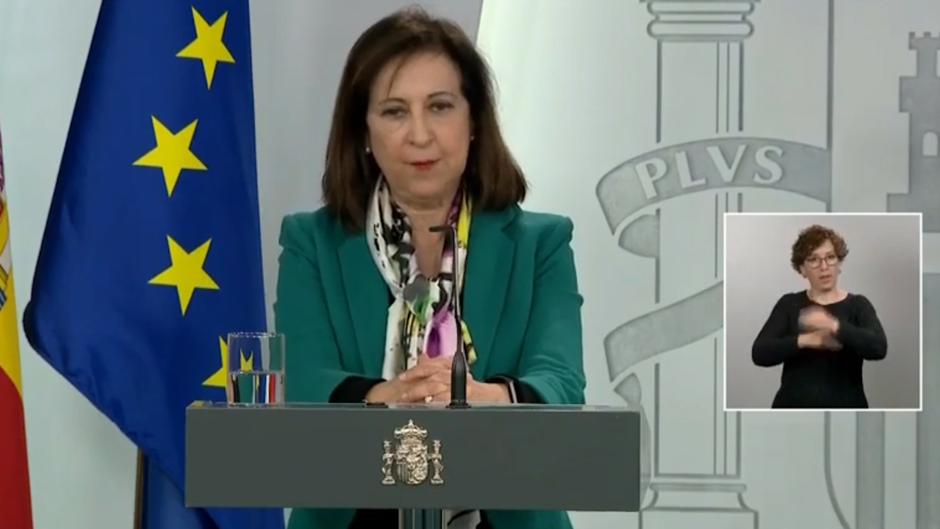 Robles destaca la labor de las Fuerzas Armadas en la lucha contra el coronavirus