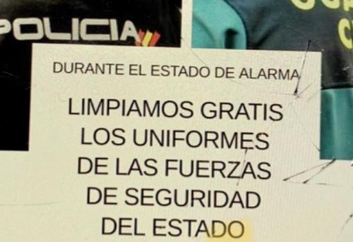 Uno de los anuncios con los que publicita este particular servicio