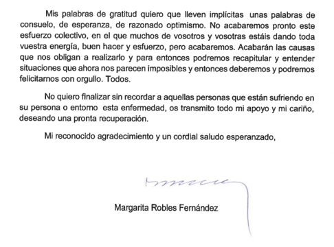 Carta de la ministra Robles a los militares por el coronavirus: «Habéis estado y estáis a la altura»