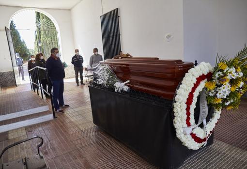 Imagen de un entierro de los últimos días en Tomelloso (Ciudad Real)